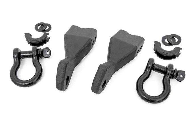 ROU-RS155, Rough Country Tow Hook Brackets for 2019-2025 SILVERADO 1500, 2022 SILVERADO 1500 LTD - RS155 в ОАЭ, Дубай. Состояние - новое. Цена ⁦430 AED⁩. Фото, контакты продавца | AUTO.AE