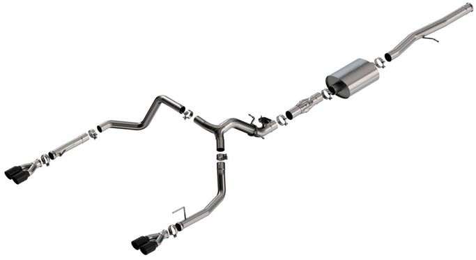 BOR-140997BC, Borla ATAK Cat-Back Systems for 2025 SIERRA 1500, SILVERADO 1500 - 140997BC in UAE, Dubai. Condition - new. Price 9,380 AED. Photo, seller contacts | AUTO.AE