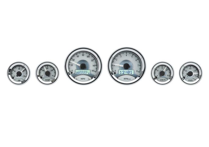 DAK-VHX1060SW, Dakota Digital VHX Series Universal Round Analog Gauge Kits VHX-1060-S-W في الإمارات العربية المتحدة, دبي. Condition - new. Price ⁦4,880 AED⁩. Photo, seller contacts | AUTO.AE