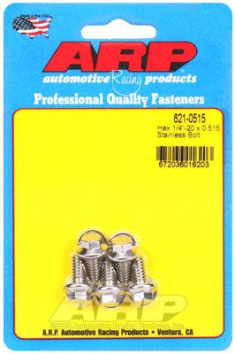 621-0515, ARP 621-0515 SAE Bolt Kit 1/4-20 x 0.515 hex SS bolts в ОАЭ, Дубай. Состояние - новое. Цена 180 AED. Фото, контакты продавца | AUTO.AE