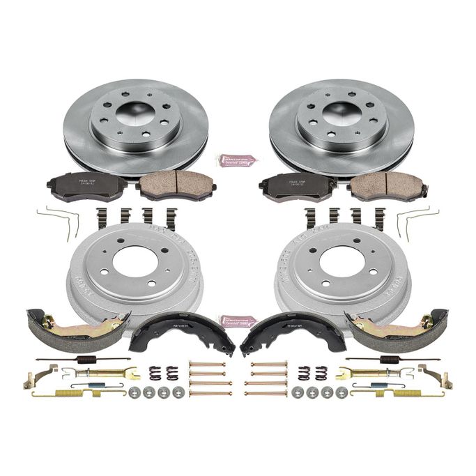 PWR-KOE15157DK, PowerStop Autospecialty Stock Replacement Disc and Drum Brake Kits for 1998-2001 ELANTRA, 1999 TIBURON - KOE15157DK في الإمارات العربية المتحدة, دبي. Condition - new. Price ⁦1,090 AED⁩. Photo, seller contacts | AUTO.AE