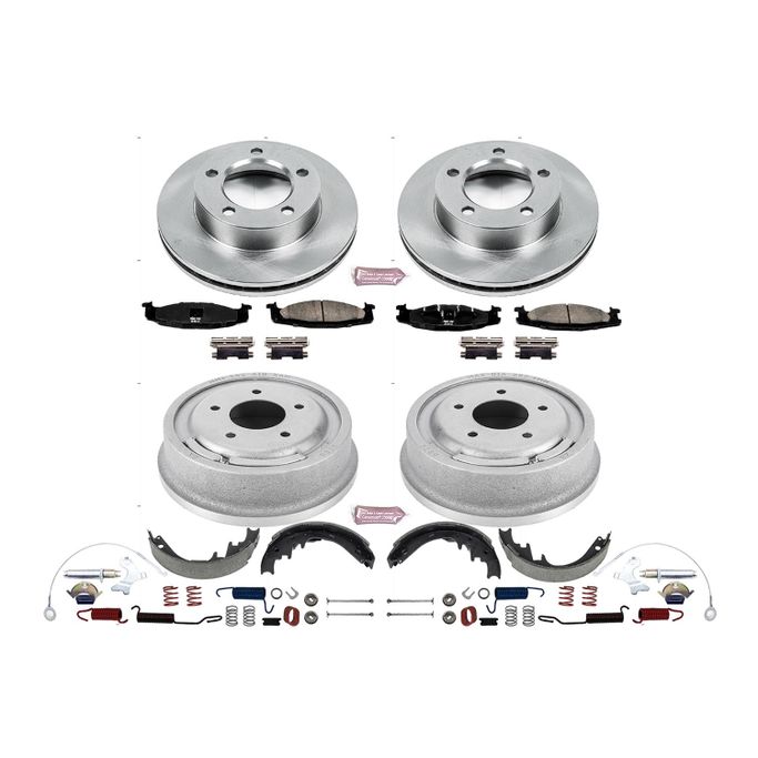 PWR-KOE15093DK, PowerStop Autospecialty Stock Replacement Disc and Drum Brake Kits for 1994-1996 F-150 - KOE15093DK في الإمارات العربية المتحدة, دبي. Condition - new. Price ⁦1,750 AED⁩. Photo, seller contacts | AUTO.AE