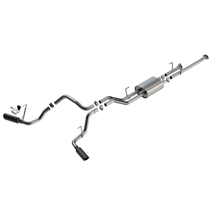141024BC, BORLA 141024BC Exhaust System Cat-Back 2.25", ATAK (4" Black Chrome Tips) for TOYOTA Tundra 4.6L / 5.7L V8 2009-2021 في الإمارات العربية المتحدة, دبي. Condition - new. Price ⁦7,860 AED⁩. Photo, seller contacts | AUTO.AE