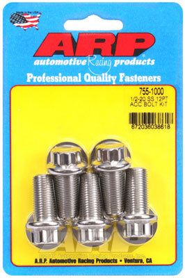 755-1000, ARP 755-1000 SAE Bolt Kit 1/2-20 x 1.000 12pt SS bolts في الإمارات العربية المتحدة, دبي. Condition - new. Price 260 AED. Photo, seller contacts | AUTO.AE
