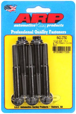 642-2750, ARP 642-2750 SAE Bolt Kit 3/8-16 x 2.750 12pt black oxide bolts in UAE, Dubai. Condition - new. Price 220 AED. Photo, seller contacts | AUTO.AE