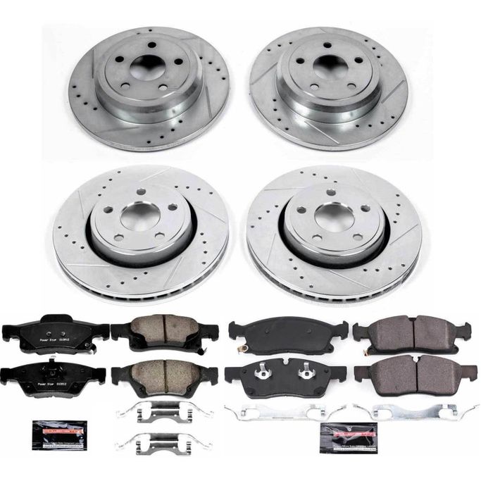 PWR-K7413, PowerStop Z23 Evolution Sport Brake Upgrade Kits for 2017-2020 GRAND CHEROKEE - K7413 in UAE, Dubai. Condition - new. Price 2,350 AED. Photo, seller contacts | AUTO.AE