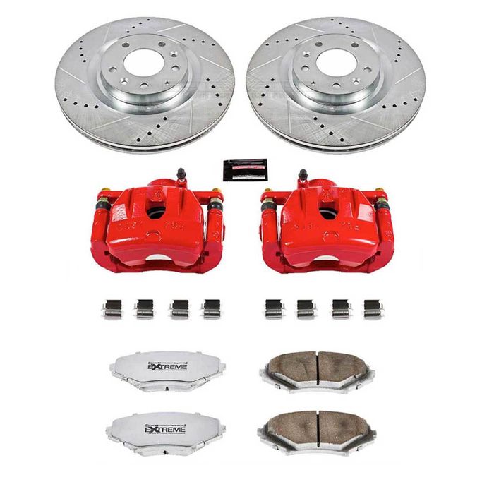 PWR-KC3026-26, PowerStop Z26 Street Warrior Brake Upgrade Kits with Calipers for 2004-2011 RX-8 - KC3026-26 в ОАЭ, Дубай. Состояние - новое. Цена ⁦2 280 AED⁩. Фото, контакты продавца | AUTO.AE