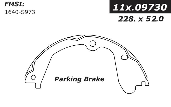 CEB-111-09730, Centric Premium Brake Shoes 111.09730 in UAE, Dubai. Condition - new. Price 270 AED. Photo, seller contacts | AUTO.AE