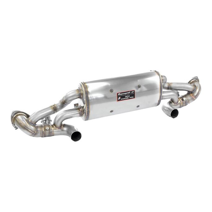 862054, SUPERSPRINT 862054 Rear Exhaust Right / Left with Valves for PORSCHE 718 Boxter Spyder RS 4.0L / PORSCHE 718 Cayman GT4RS (982) in UAE, Dubai. Condition - new. Price ⁦14,800 AED⁩. Photo, seller contacts | AUTO.AE