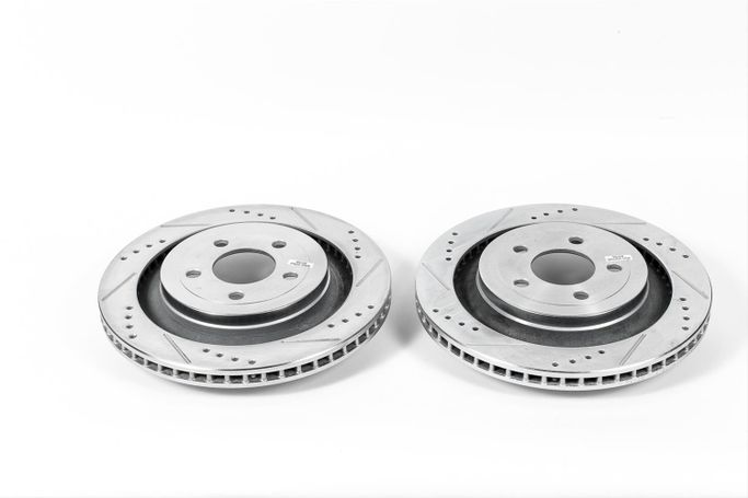 PWR-AR-85160XPR, PowerStop Evolution Drilled and Slotted Rotors for 2015-2023 MUSTANG - AR85160XPR في الإمارات العربية المتحدة, دبي. Condition - new. Price 990 AED. Photo, seller contacts | AUTO.AE