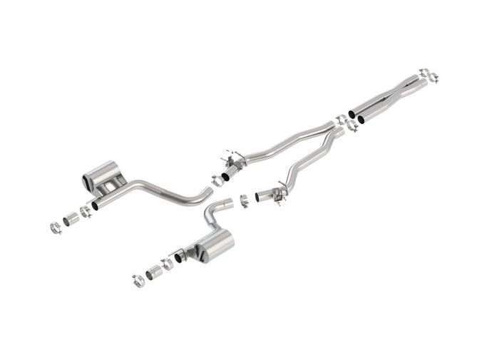 140667, BORLA 140667 Cat Back Exhaust System, Charger SRT® Hellcat V8-6.2L SC RWDWith the system MDS, Tip №44, 2015-16, sound ATAK في الإمارات العربية المتحدة, دبي. Condition - new. Price ⁦10,680 AED⁩. Photo, seller contacts | AUTO.AE