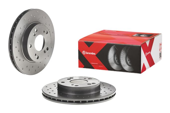 BBO-09-5457-3X, Brembo Xtra Drilled Performance Rotors for 2004-2011 CIVIC, 2011-2015 CR-Z, 2002-2006 RSX - 09.5457.3X в ОАЭ, Дубай. Состояние - новое. Цена ⁦410 AED⁩. Фото, контакты продавца | AUTO.AE
