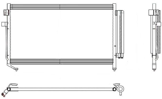RCG-31-3278, Reach Cooling Air Conditioning Condensers for 2003-2004 FORESTER - 31-3278 в ОАЭ, Дубай. Состояние - новое. Цена 460 AED. Фото, контакты продавца | AUTO.AE
