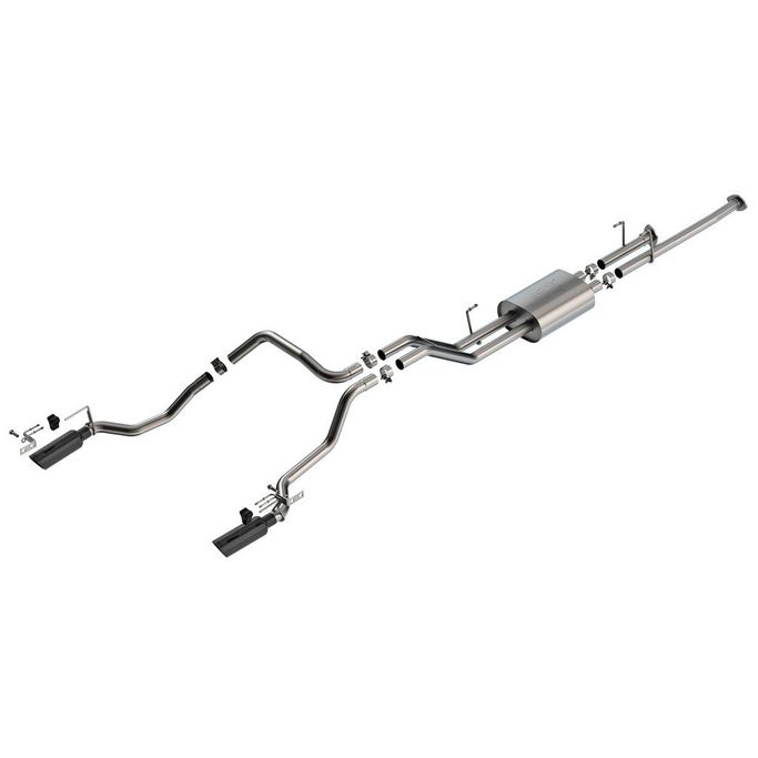 141026BC, BORLA 141026BC Exhaust System Cat-Back 2.25", ATAK (4" Black Chrome Tips) for TOYOTA Tundra 4.6L / 5.7L V8 2009-2013 in UAE, Dubai. Condition - new. Price ⁦8,110 AED⁩. Photo, seller contacts | AUTO.AE