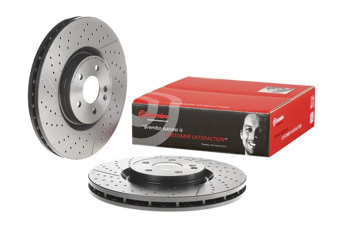 BBO-09-B913-11, Brembo Prime UV Coated Brake Rotors for 2014-2019 CLA45 AMG, 2015-2019 GLA45 AMG - 09.B913.11 в ОАЭ, Дубай. Состояние - новое. Цена ⁦640 AED⁩. Фото, контакты продавца | AUTO.AE