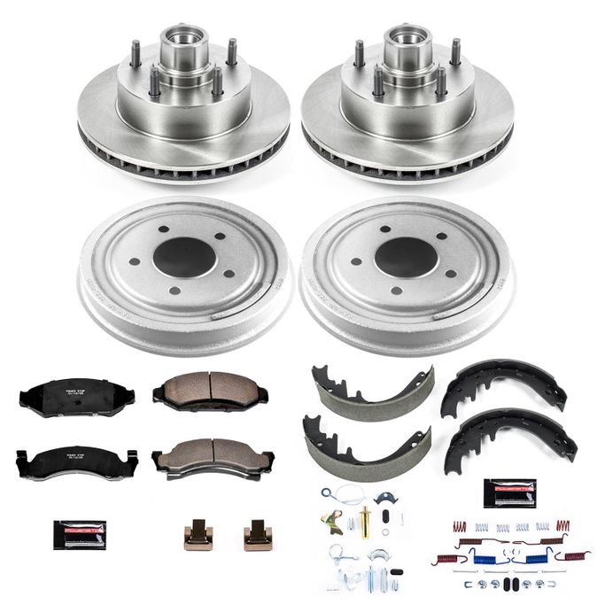 PWR-KOE15456DK, PowerStop Autospecialty Stock Replacement Disc and Drum Brake Kits for 1987-1989 F-150 - KOE15456DK في الإمارات العربية المتحدة, دبي. Condition - new. Price ⁦2,170 AED⁩. Photo, seller contacts | AUTO.AE