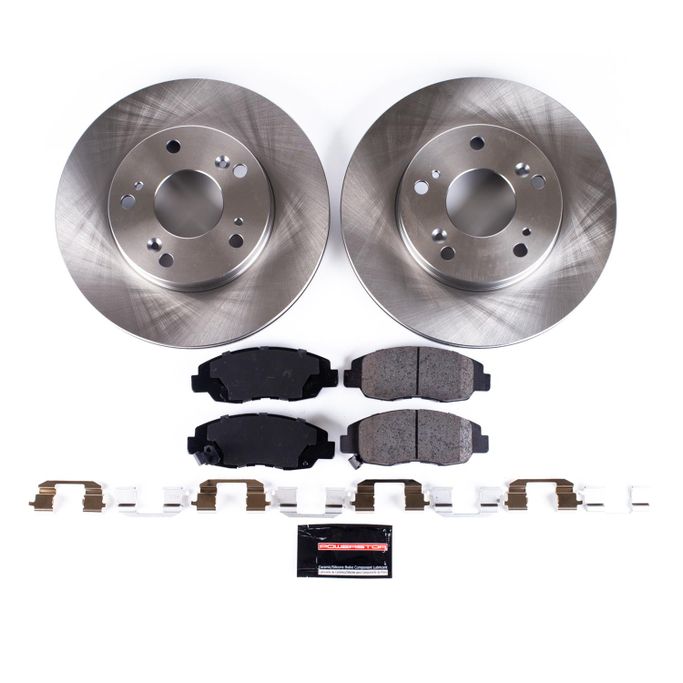 PWR-KOE2384, PowerStop Z17 Evolution Plus Stock Replacement Brake Kits for 2006-2011 CIVIC - KOE2384 في الإمارات العربية المتحدة, دبي. Condition - new. Price 470 AED. Photo, seller contacts | AUTO.AE