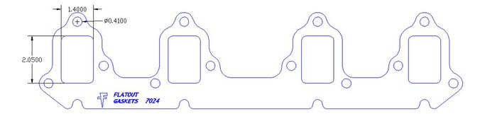 FOG-7024S, Flatout Gaskets Header Gaskets 7024S في الإمارات العربية المتحدة, دبي. Condition - new. Price 240 AED. Photo, seller contacts | AUTO.AE