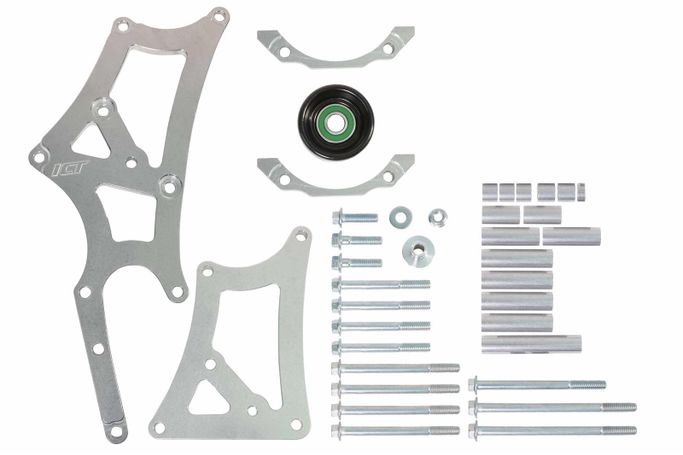 ICB-551127-3, ICT Billet Air Conditioning Compressor and Power Steering Bracket Kits 551127-3 in UAE, Dubai. Condition - new. Price 1,180 AED. Photo, seller contacts | AUTO.AE