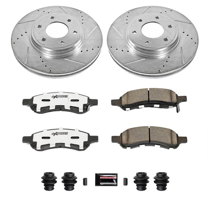 PWR-K1453-26, PowerStop Z26 Street Warrior Brake Upgrade Kits for 2008-2009 9-7X, 2006-2009 TRAILBLAZER - K1453-26 in UAE, Dubai. Condition - new. Price ⁦1,560 AED⁩. Photo, seller contacts | AUTO.AE