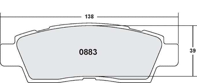 0883.22, PFC 0883.22 Front Brake Pad Set CHEVROLET SSR 03-05 في الإمارات العربية المتحدة, دبي. Condition - new. Price 590 AED. Photo, seller contacts | AUTO.AE