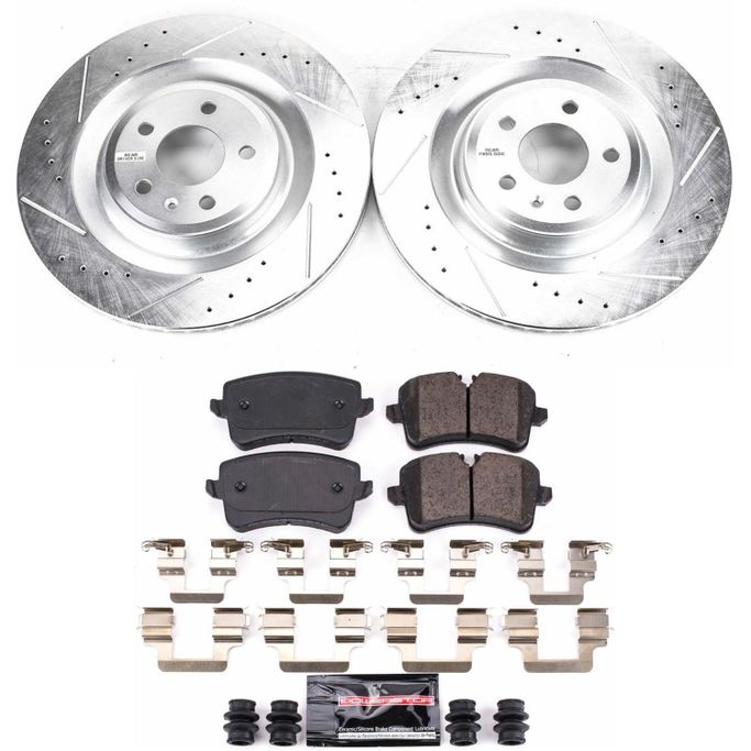 PWR-K6287, PowerStop Z23 Evolution Sport Brake Upgrade Kits for 2013-2018 S6, S7 - K6287 в ОАЭ, Дубай. Состояние - новое. Цена 1 470 AED. Фото, контакты продавца | AUTO.AE