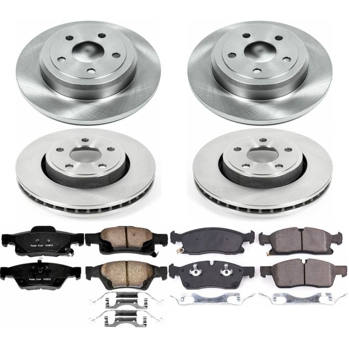 PWR-KOE7413, PowerStop Z17 Evolution Plus Stock Replacement Brake Kits for 2017-2020 GRAND CHEROKEE - KOE7413 в ОАЭ, Дубай. Состояние - новое. Цена 1 790 AED. Фото, контакты продавца | AUTO.AE