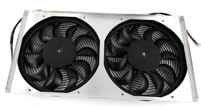 DER-16843, 17 Inch 4,800 CFM Derale High-Output Dual RAD Fan and Shroud Kit 16843 في الإمارات العربية المتحدة, دبي. Condition - new. Price ⁦2,750 AED⁩. Photo, seller contacts | AUTO.AE