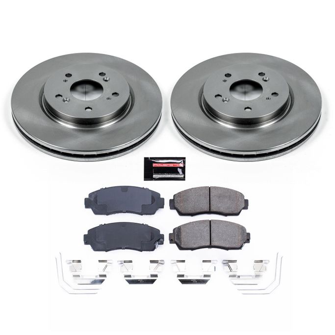 PWR-KOE5432, PowerStop Z17 Evolution Plus Stock Replacement Brake Kits for 2011 ACCORD CROSSTOUR, 2012-2016 CR-V, 2012-2015 CROSSTOUR - KOE5432 in UAE, Dubai. Condition - new. Price 660 AED. Photo, seller contacts | AUTO.AE