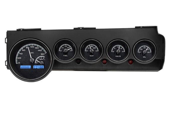 DAK-VHX70DSTDKB, Dakota Digital VHX Series Direct-Fit Analog Gauge Systems for 1970-1974 BARRACUDA, CHALLENGER - VHX-70D-STD-K-B in UAE, Dubai. Condition - new. Price 5,420 AED. Photo, seller contacts | AUTO.AE