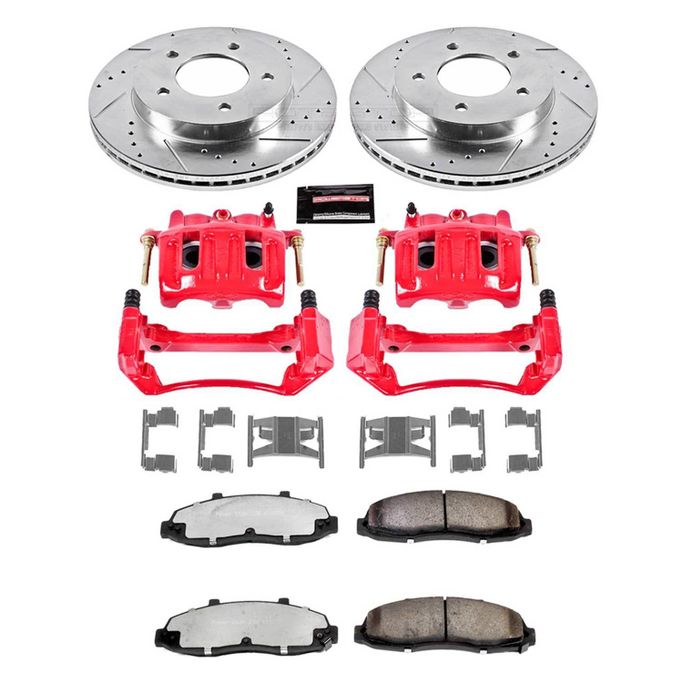 PWR-KC1866-36, PowerStop Z36 Truck and Tow Brake Upgrade Kits with Calipers for 1997-2000 F-150 - KC1866-36 in UAE, Dubai. Condition - new. Price ⁦2,390 AED⁩. Photo, seller contacts | AUTO.AE