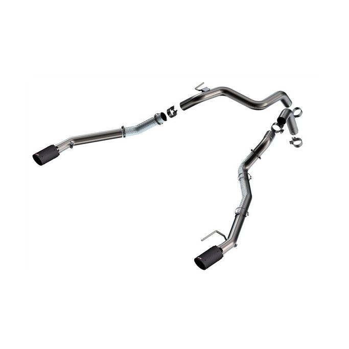 60743CFBA, BORLA 60743CFBA Tail Pipe Kit (4" Carbon Fiber Tips With Black Anodized Center) for FORD Ranger Raptor 2024- in UAE, Dubai. Condition - new. Price ⁦6,480 AED⁩. Photo, seller contacts | AUTO.AE