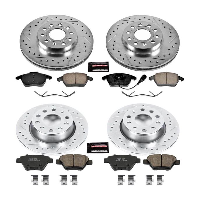 PWR-K5747, PowerStop Z23 Evolution Sport Brake Upgrade Kits for 2010-2014 JETTA, GOLF, 2012 BEETLE - K5747 in UAE, Dubai. Condition - new. Price 1,660 AED. Photo, seller contacts | AUTO.AE