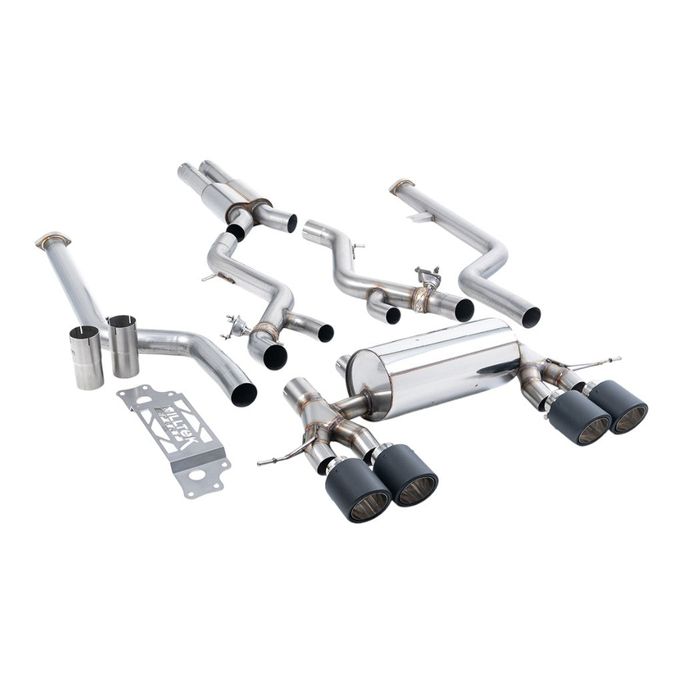 SSXBM1315, MILLTEK SSXBM1315 Cat-Back Exhaust, 3" (Carbon JET-115 Trims) for BMW M2 (G87) Non-OPF/GPF in UAE, Dubai. Condition - new. Price ⁦26,620 AED⁩. Photo, seller contacts | AUTO.AE