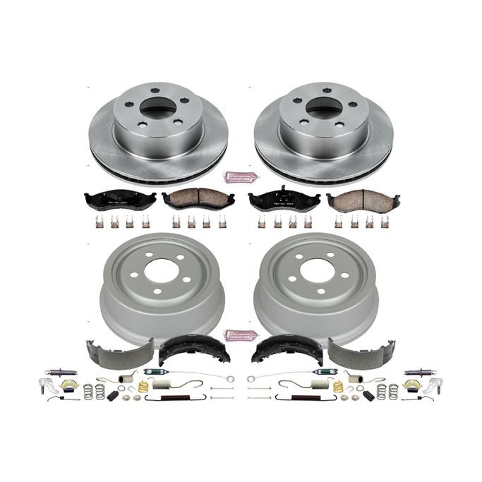 PWR-KOE15075DK, PowerStop Autospecialty Stock Replacement Disc and Drum Brake Kits for 1999-2001 CHEROKEE, 1999-2000 WRANGLER - KOE15075DK в ОАЭ, Дубай. Состояние - новое. Цена ⁦1 480 AED⁩. Фото, контакты продавца | AUTO.AE