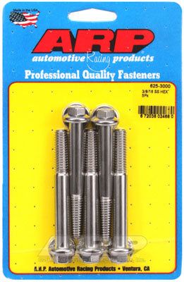 625-3000, ARP 625-3000 SAE Bolt Kit 3/8-16 x 3.000 hex 7/16 wrenching SS bolts في الإمارات العربية المتحدة, دبي. Condition - new. Price 260 AED. Photo, seller contacts | AUTO.AE