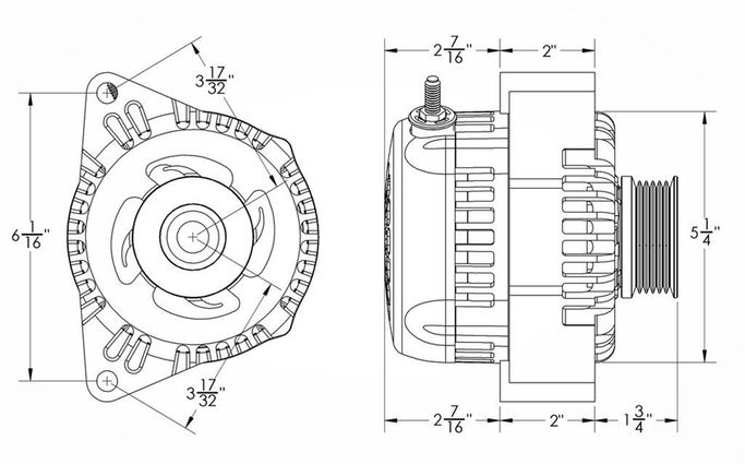 MEH-B13969240B, MechMan S Series Billet Racing Alternators for 2005-2013 CORVETTE - B13969240B in UAE, Dubai. Condition - new. Price ⁦2,750 AED⁩. Photo, seller contacts | AUTO.AE