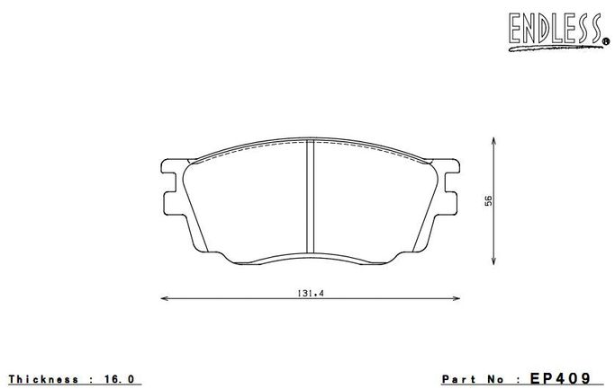 EP409SSY, ENDLESS EP409SSY Front brake pads MAZDA 6 в ОАЭ, Дубай. Состояние - новое. Цена 720 AED. Фото, контакты продавца | AUTO.AE