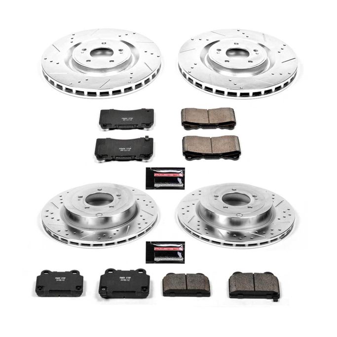 PWR-K4145, PowerStop Z23 Evolution Sport Brake Upgrade Kits for 2008-2015 LANCER - K4145 في الإمارات العربية المتحدة, دبي. Condition - new. Price 2,300 AED. Photo, seller contacts | AUTO.AE