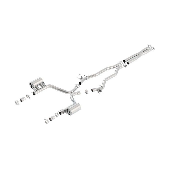 140675, BORLA 140675 Cat Back Exhaust System, Charger SRT®392/ Scat Pack V8-6.4L RWD With imitation MDS, Tip №44, 2015-16, sound ATAK في الإمارات العربية المتحدة, دبي. Condition - new. Price ⁦9,250 AED⁩. Photo, seller contacts | AUTO.AE