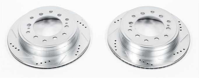 PWR-JBR-1396XPR, PowerStop Evolution Drilled and Slotted Rotors for 2010-2024 4RUNNER, 2010-2014 FJ CRUISER, 2010-2023 GX460 - JBR1396XPR в ОАЭ, Дубай. Состояние - новое. Цена ⁦750 AED⁩. Фото, контакты продавца | AUTO.AE