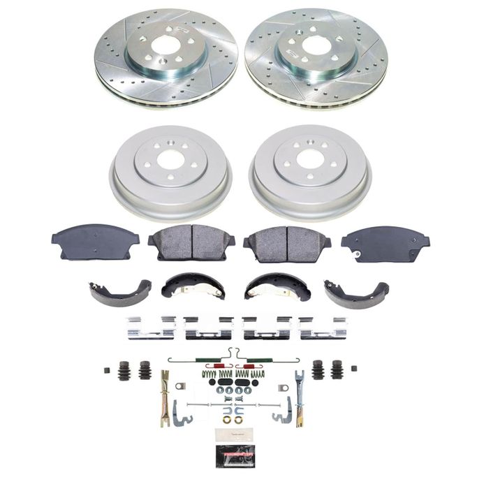 PWR-K15490DK, PowerStop Z23 Evolution Sport Disc and Drum Brake Upgrade Kits for 2015-2017 TRAX - K15490DK в ОАЭ, Дубай. Состояние - новое. Цена 1 840 AED. Фото, контакты продавца | AUTO.AE