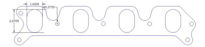FOG-8079-2, Flatout Gaskets Intake Gaskets 8079.2 в ОАЭ, Дубай. Состояние - новое. Цена 280 AED. Фото, контакты продавца | AUTO.AE