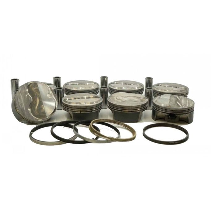 197754360T, MAHLE 197754360T Piston Kit Dome (362cid 4.060 x 1.125CH, 3.500stroke, 6.125rod, 0.927pin, 12.0cc, 466g, 13.3CR, 2618) for CHEVROLET Small Block في الإمارات العربية المتحدة, دبي. Condition - new. Price ⁦5,550 AED⁩. Photo, seller contacts | AUTO.AE