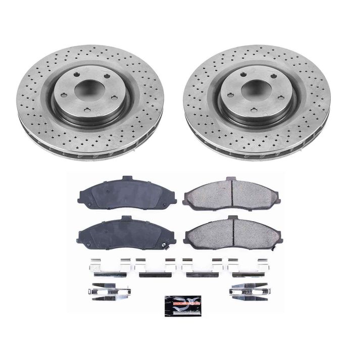 PWR-KOE5158, PowerStop Z17 Evolution Plus Stock Replacement Brake Kits for 2005-2013 CORVETTE, 2006-2009 XLR - KOE5158 in UAE, Dubai. Condition - new. Price 840 AED. Photo, seller contacts | AUTO.AE