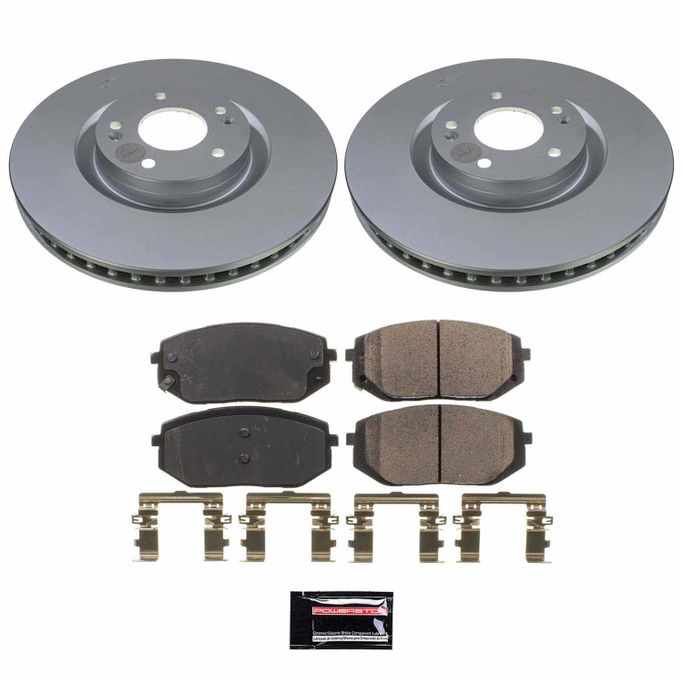 PWR-CRK9008, PowerStop Z17 Evolution Plus GEOMET Coated Brake Kits for 2022-2024 TUCSON - CRK9008 في الإمارات العربية المتحدة, دبي. Condition - new. Price ⁦1,050 AED⁩. Photo, seller contacts | AUTO.AE