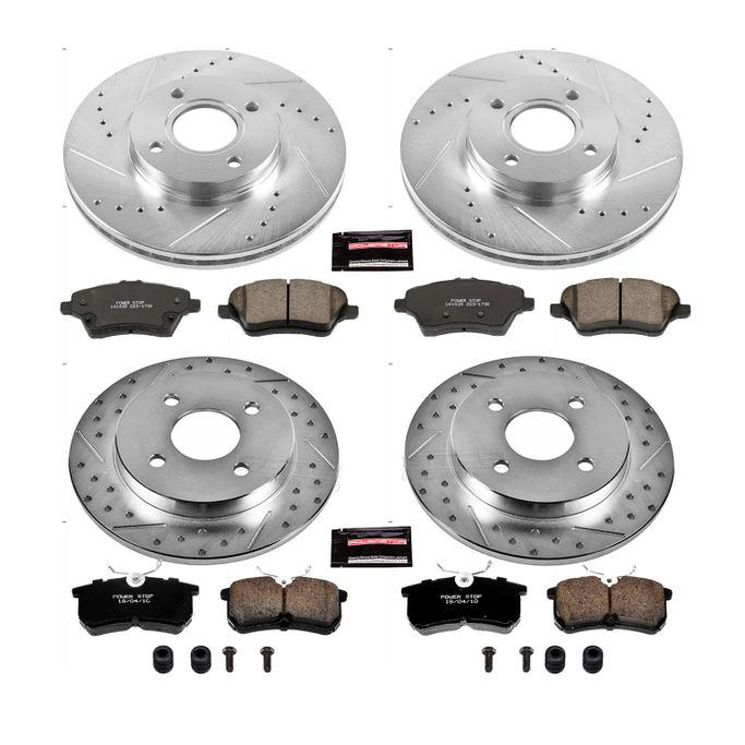 PWR-K7002, PowerStop Z23 Evolution Sport Brake Upgrade Kits for 2014-2019 FIESTA - K7002 в ОАЭ, Дубай. Состояние - новое. Цена ⁦1 580 AED⁩. Фото, контакты продавца | AUTO.AE
