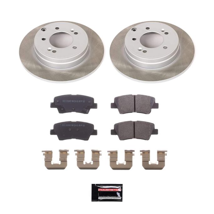 PWR-SC5381, PowerStop Z17 Evolution Plus Semi-Coated Rotor Brake Kits for 2012-2017 AZERA, 2011-2016 OPTIMA, 2011-2015 SONATA - SC5381 في الإمارات العربية المتحدة, دبي. Condition - new. Price 550 AED. Photo, seller contacts | AUTO.AE