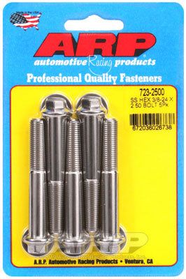 723-2500, ARP 723-2500 SAE Bolt Kit 3/8-24 x 2.500 hex SS bolts in UAE, Dubai. Condition - new. Price 250 AED. Photo, seller contacts | AUTO.AE