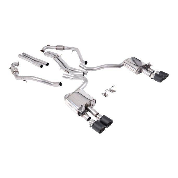 SSXAU1117, MILLTEK SSXAU1117 Cat-Back Exhaust, 2.5" (Carbon JET-100 Trims) for AUDI S5 (B9) 2017- in UAE, Dubai. Condition - new. Price ⁦17,940 AED⁩. Photo, seller contacts | AUTO.AE